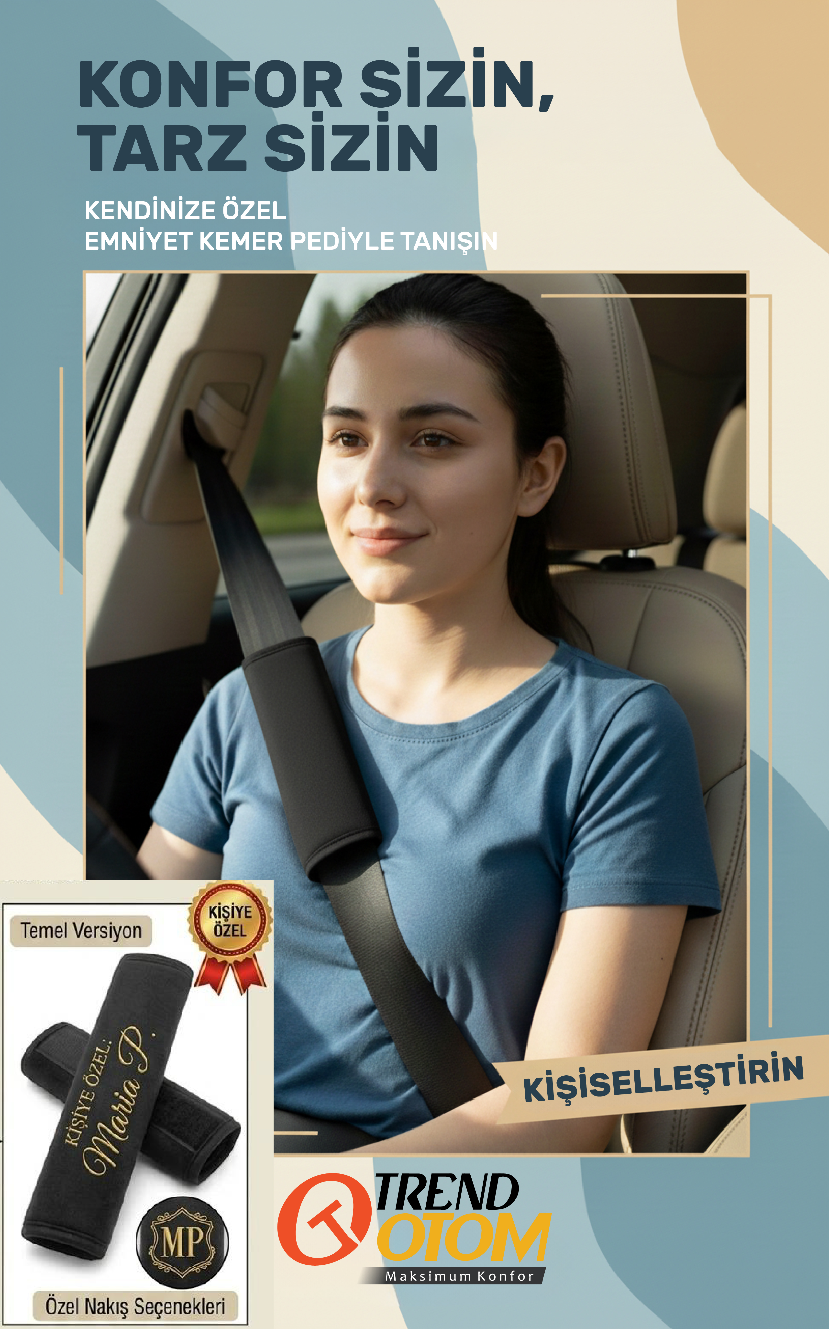 Emniyet Kemer Pedi (Kişiye Özel)