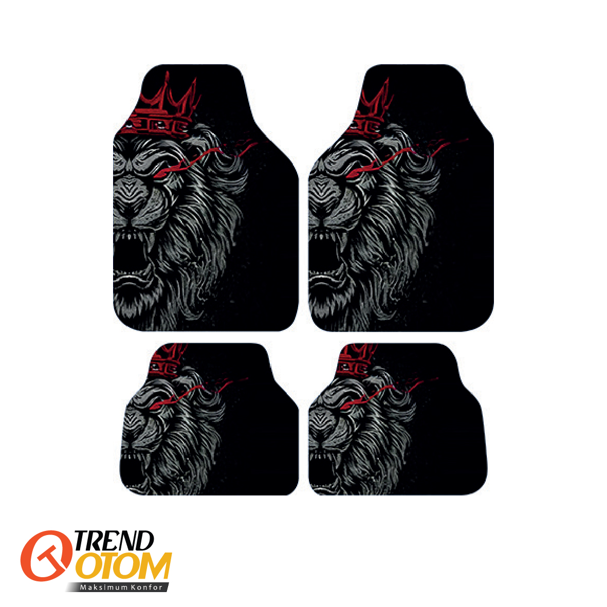 BLACK LION Dekor Oto Paspas