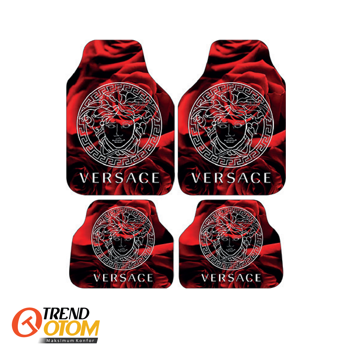 RED VERSACE Dekor Oto Paspas