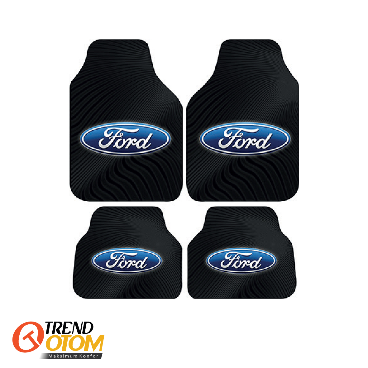 FORD BLACK Dekor Oto Paspas