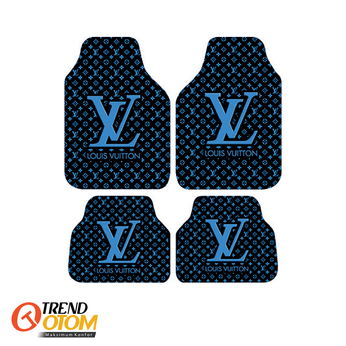 LOUIS VUITTON BLUE Dekor Oto Paspas
