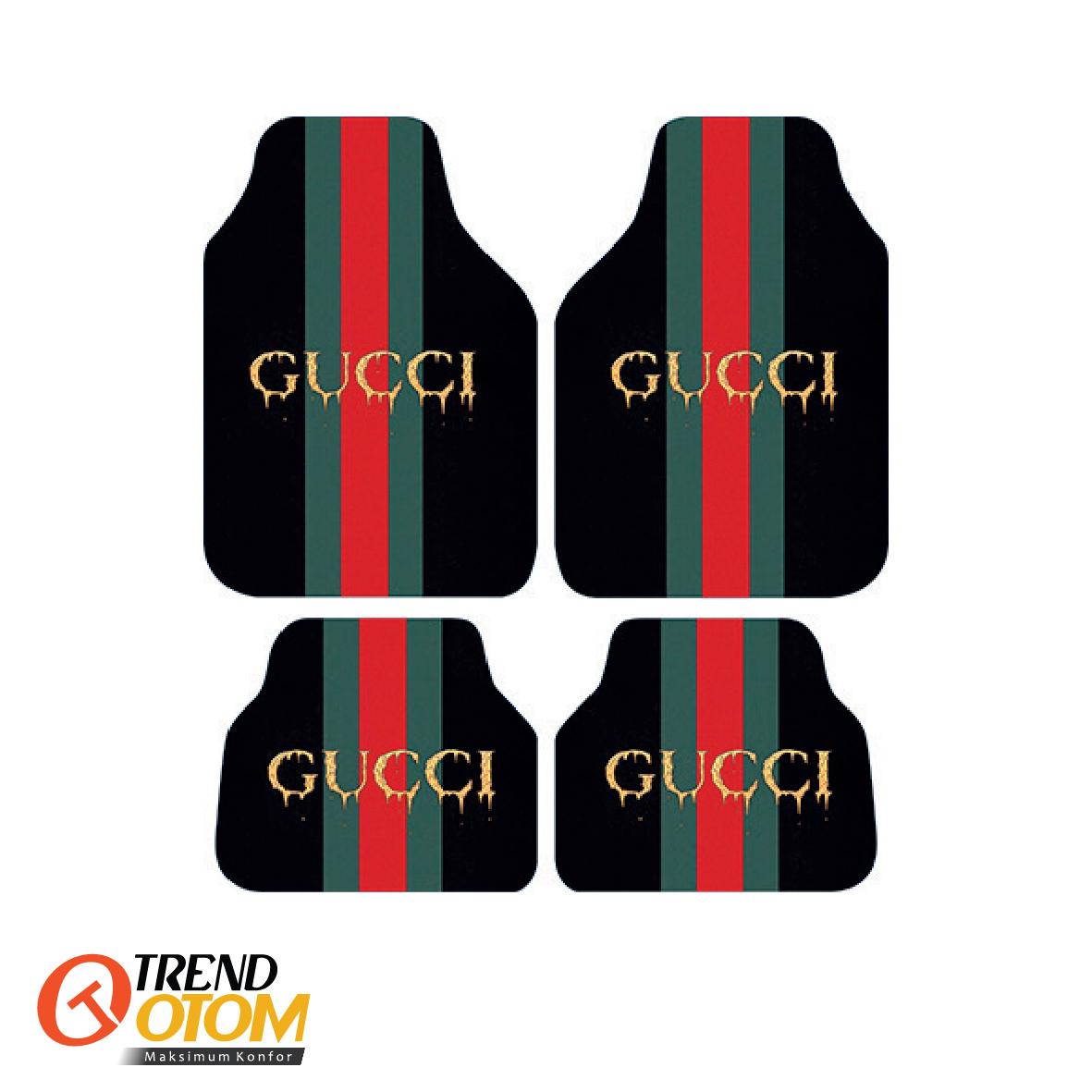 GUCCI BLACK FON Dekor Oto Paspas