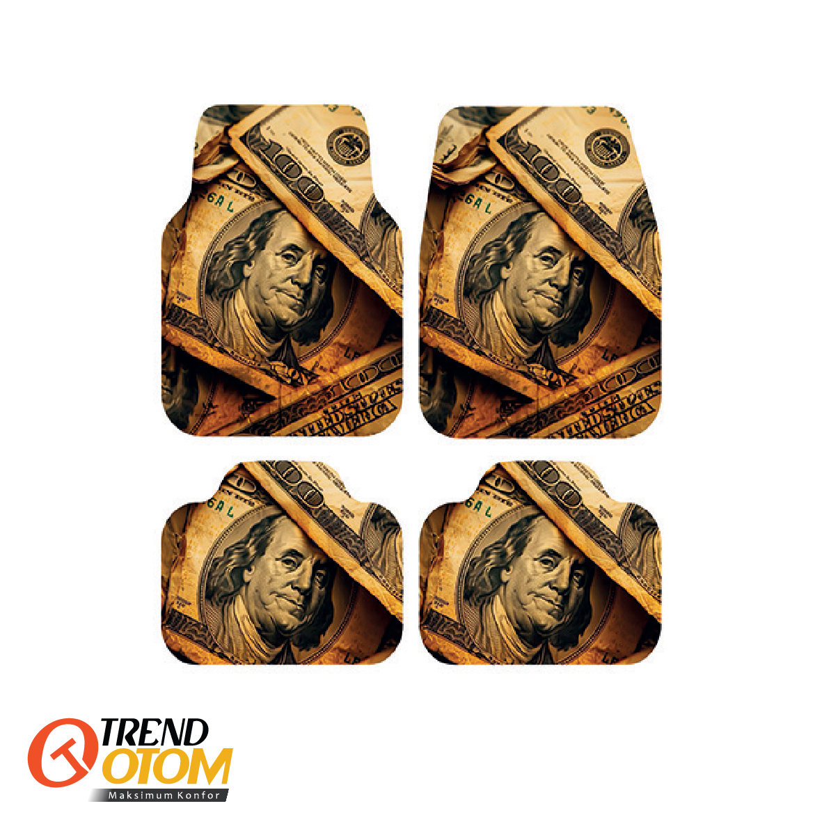 DOLLARS Dekor Oto Paspas