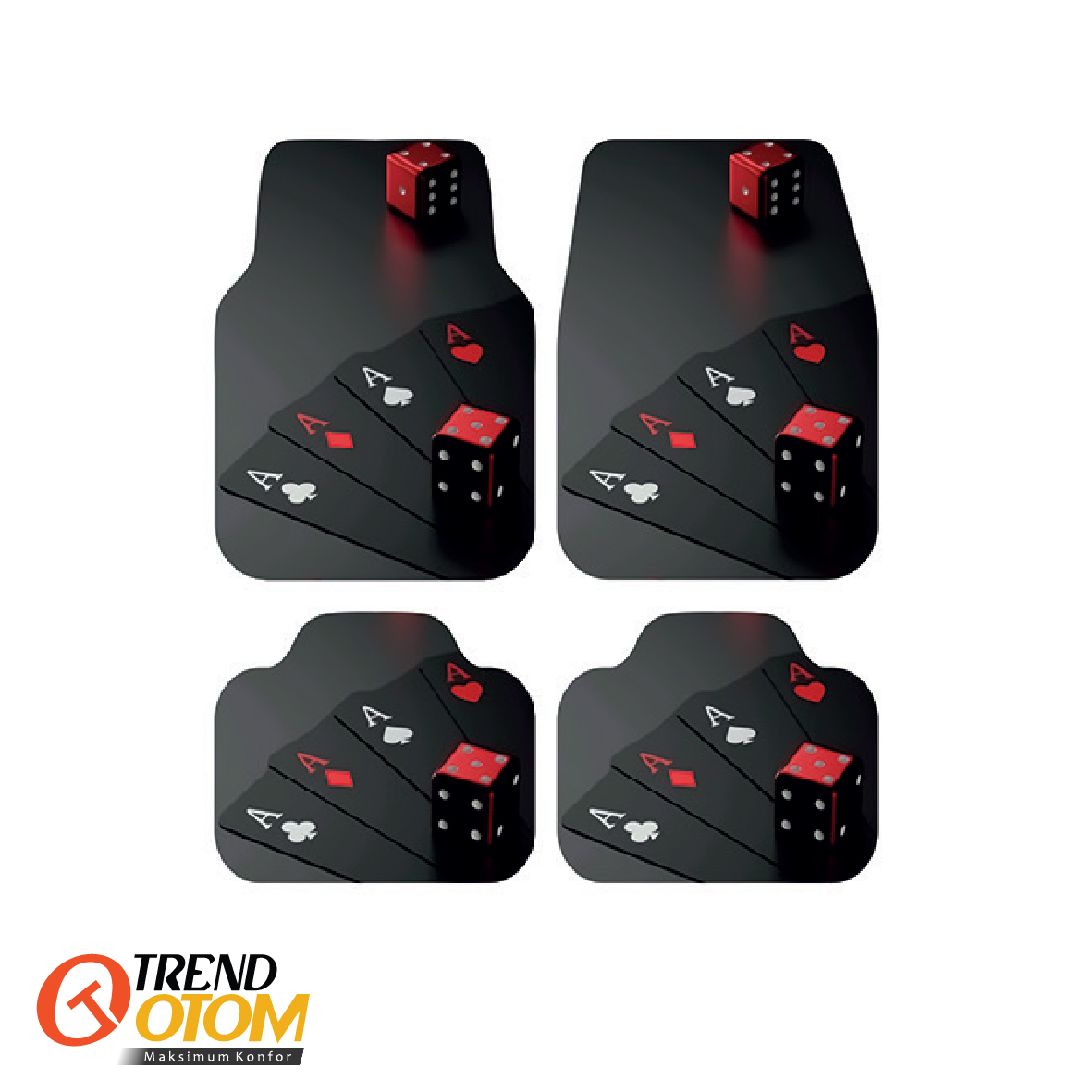 BLACK POKER Dekor Oto Paspas