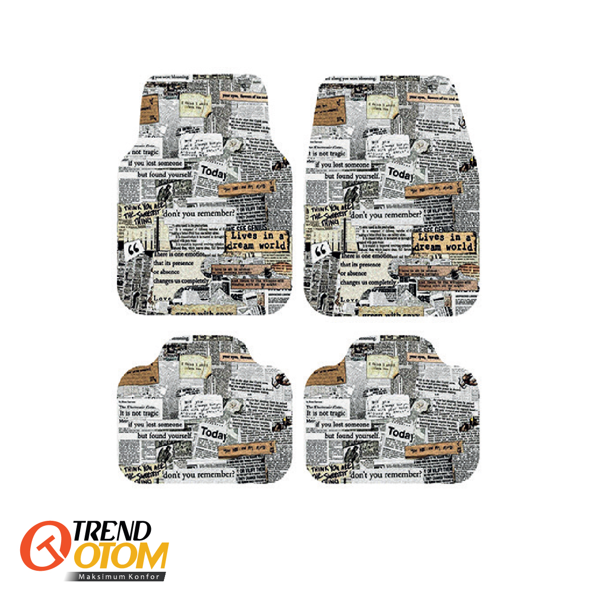 NEWSPAPER Dekor Oto Paspas