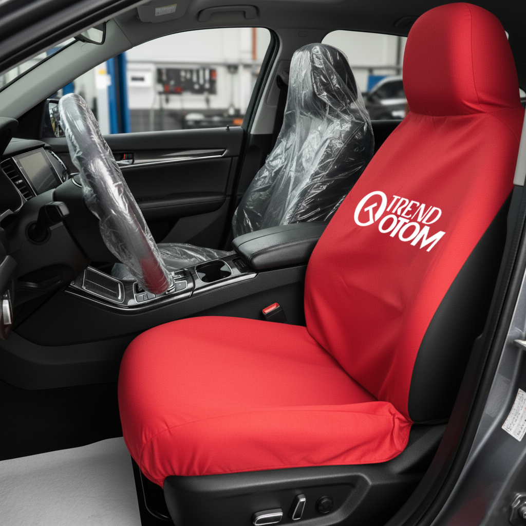 Oto Servis Kılıfı Kırmızı