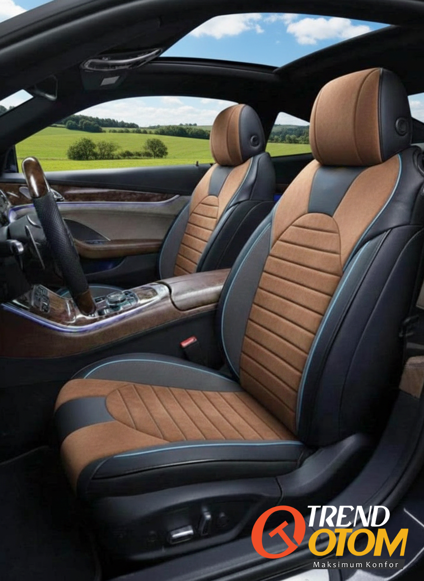 Universal Oto Koltuk Kılıfı Baby Face Kumaş