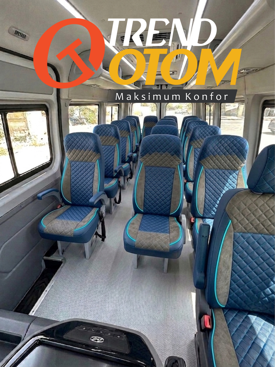 Minibüs Kılıfı Kapitoneli 17+1 Koltuklu